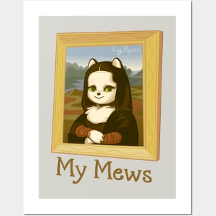 My Mews Meowna Lisa Posters and Art